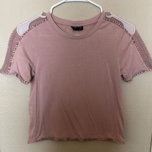 Pink Women's Crop Top